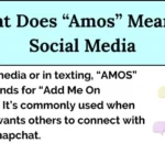 Amos Meaning On Instagram shown in a social media DM asking someone to add them on Snapchat