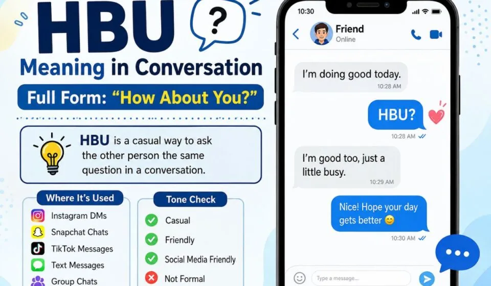  HBU Meaning in casual texting versus formal communication