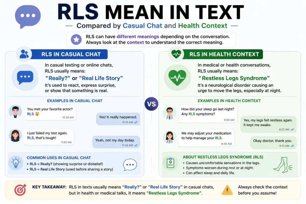  RLS Mean In Text compared by casual chat and health context