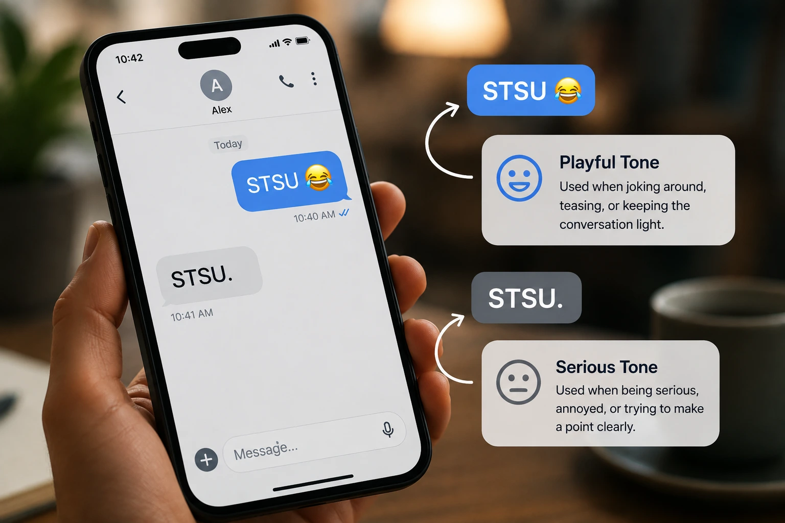STSU mean in text and common texting slang usage