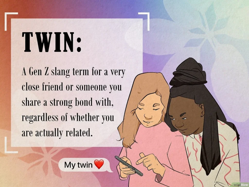 Twin slang meaning in friendship shown through two close friends discovering they have the same thoughts and interests