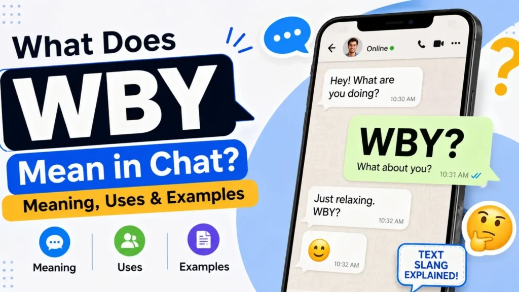 WBY mean in text in friendly and flirty conversations