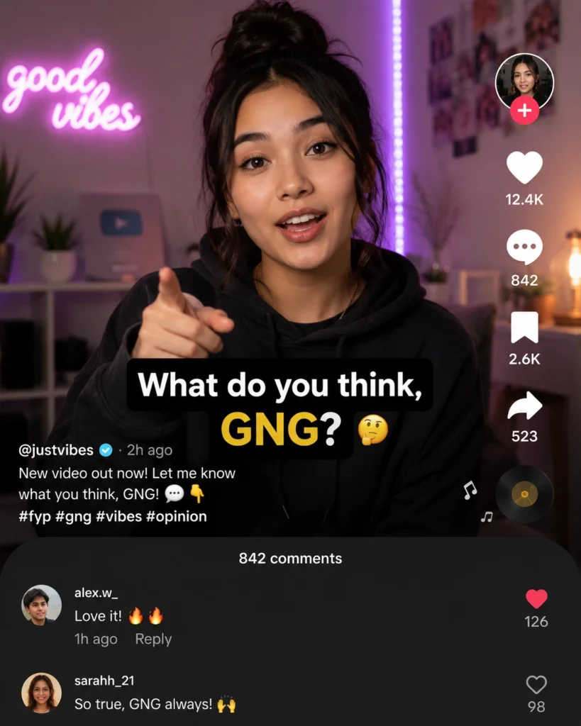 GNG meaning on TikTok and social media