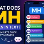 What does MH mean in a text message