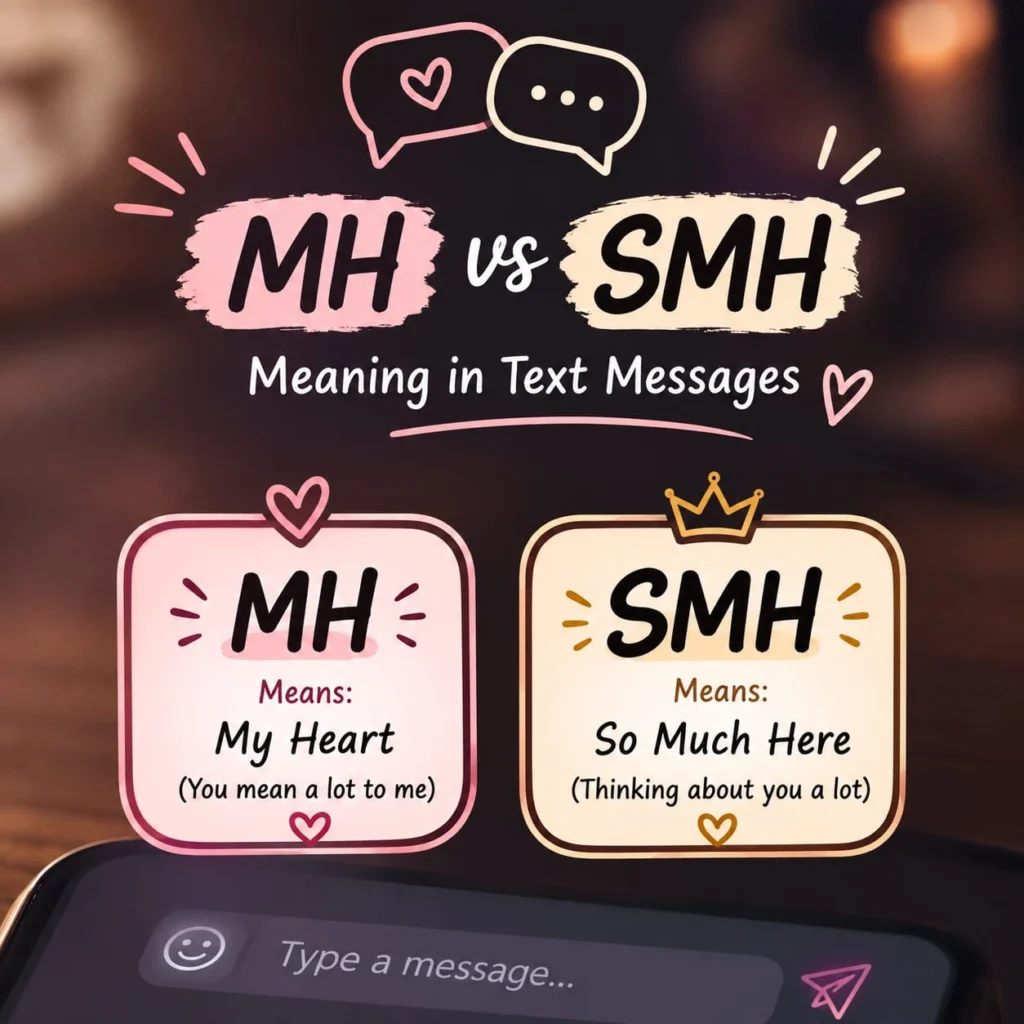 MH vs SMH meaning in text messages
