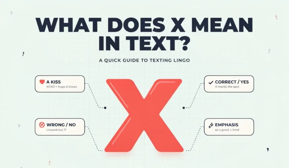 X Mean In Text across texting, Instagram, and Snapchat