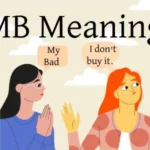 MB Meaning In Text showing My Bad in a casual smartphone conversation