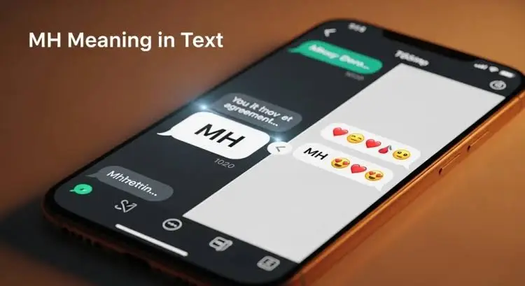 MH Mean In A Text showing informal and formal usage