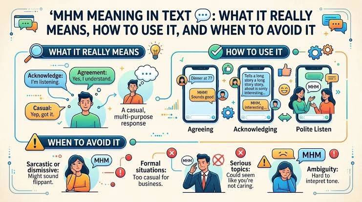 Mhm Meaning In Text compared with professional communication responses