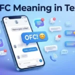OFC meaning in text showing the abbreviation of course in a smartphone conversation