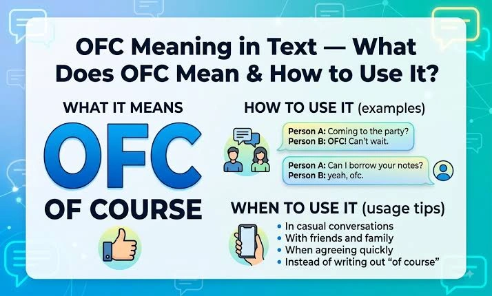  OFC meaning in text examples for casual friendly flirty and gaming conversations