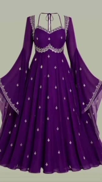  Purple dress Instagram Reel showing a stylish outfit transition