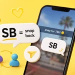 Sb meaning in text showing somebody and snap back in different conversations