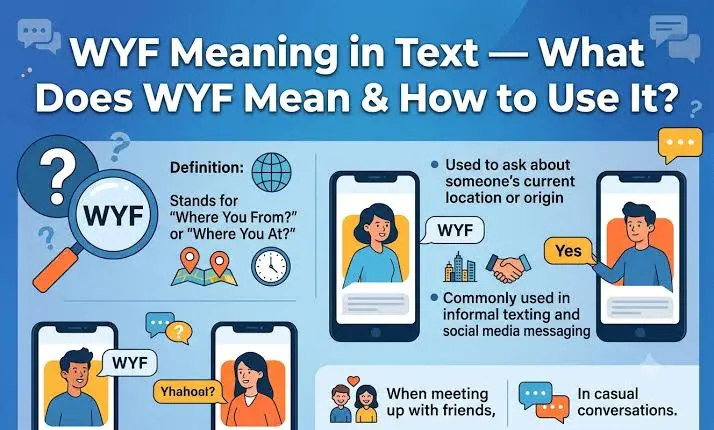 What Is WYF Mean In Text in friendly, curious, and flirty conversations