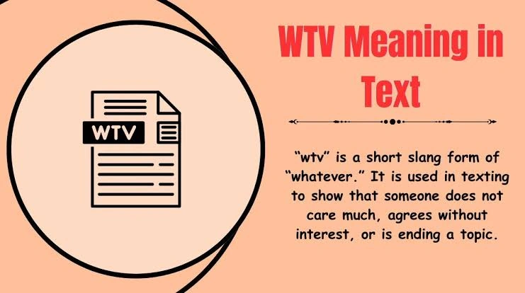 WTV meaning in text with friendly neutral playful and dismissive tones