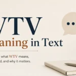 WTV meaning in text showing whatever as the main texting abbreviation