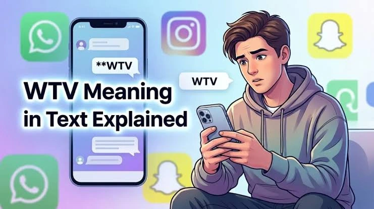 WTV meaning in text compared with IDC NVM IDK and similar texting abbreviations