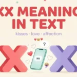 Xx mean in text showing the difference between X, XX, XXX and XOXO