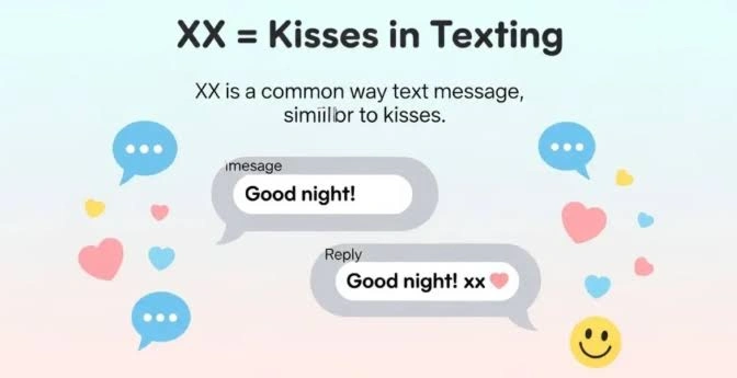  XX meaning in text misconceptions about romance, flirting and number of kisses