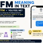 YFM meaning in text explained with “You Feel Me?” in a casual smartphone conversation.
