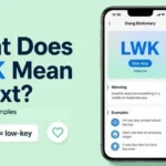 LWK Meaning in Text shown in a casual texting conversation